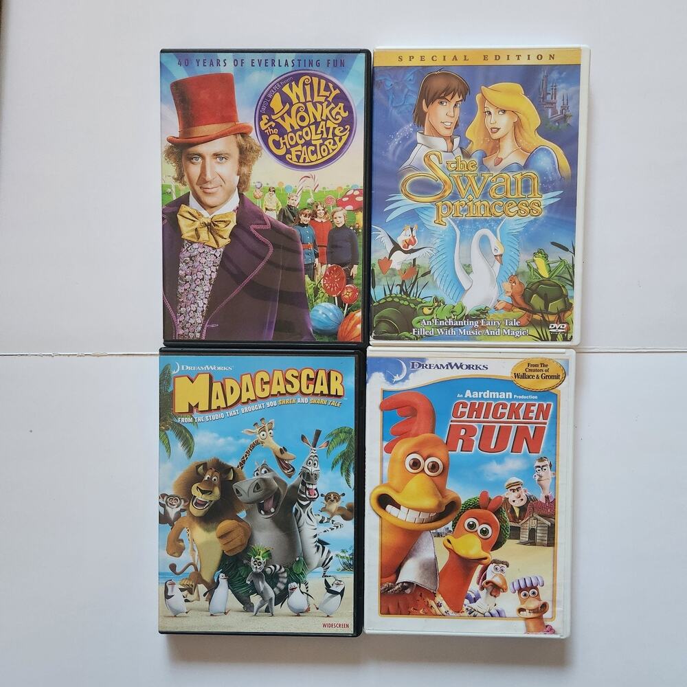 13 DVD Kids Lot Animated DreamWorks DVD Dragon Looney Tunes Peanuts Lego Animals - Picture 3 of 11